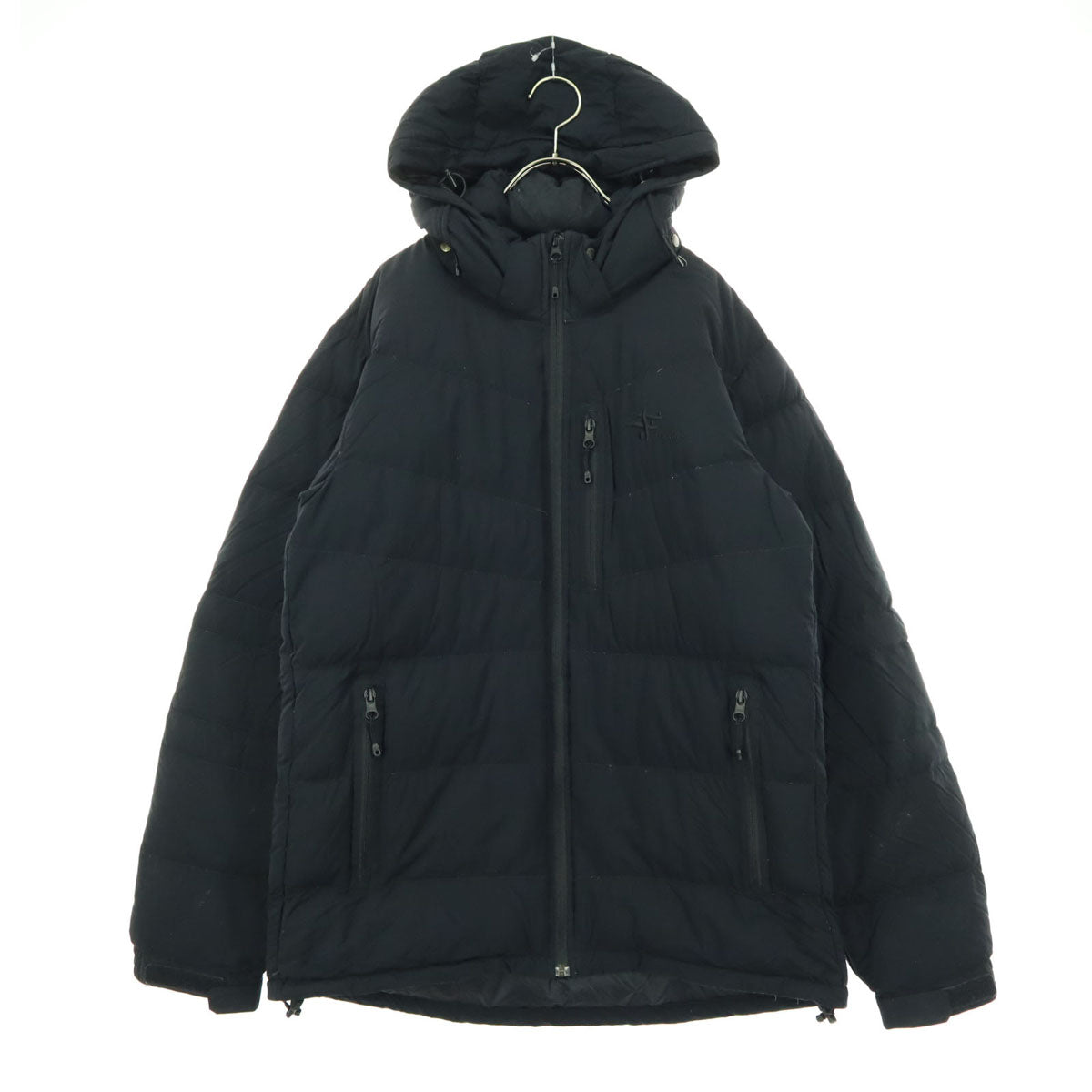 Foxfire フォックスファイヤー 長袖 フード ダウンジャケット L ブラック メンズ