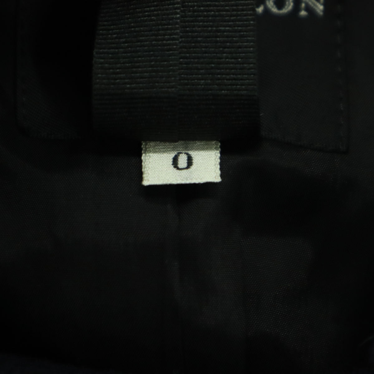 美品 ECHANTILLON NO.4 エシャンティオンナンバーフォー 日本製 長袖 ピーコート 0 ブラック レディース