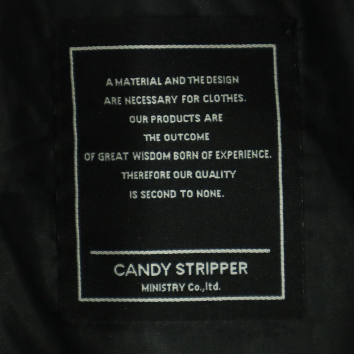 Candy Stripper キャンディーストリッパー ワンポイントロゴ 長袖 ボア キルティング 中綿 ブルゾン 2 グリーン系 レディース