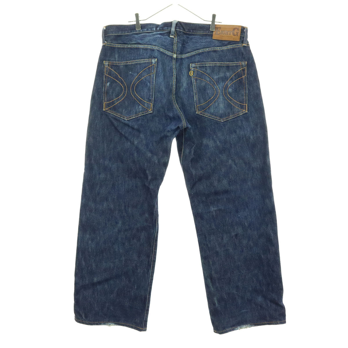 EIGHTG エイトジー デニムパンツ W42 ブルー メンズ