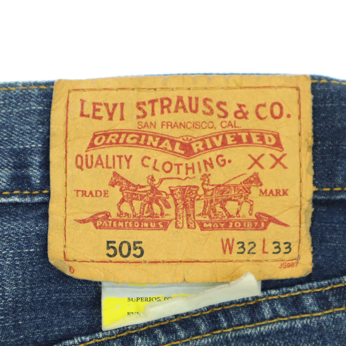 Levi's リーバイス 00s 505 デニムパンツ W32 ブルー メンズ