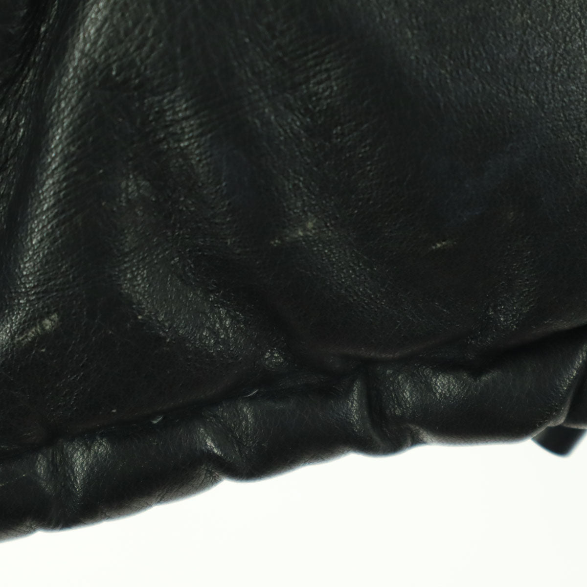 Freedom フリーダム 長袖 レザー ダウンジャケット 38 ブラック 牛革 メンズ