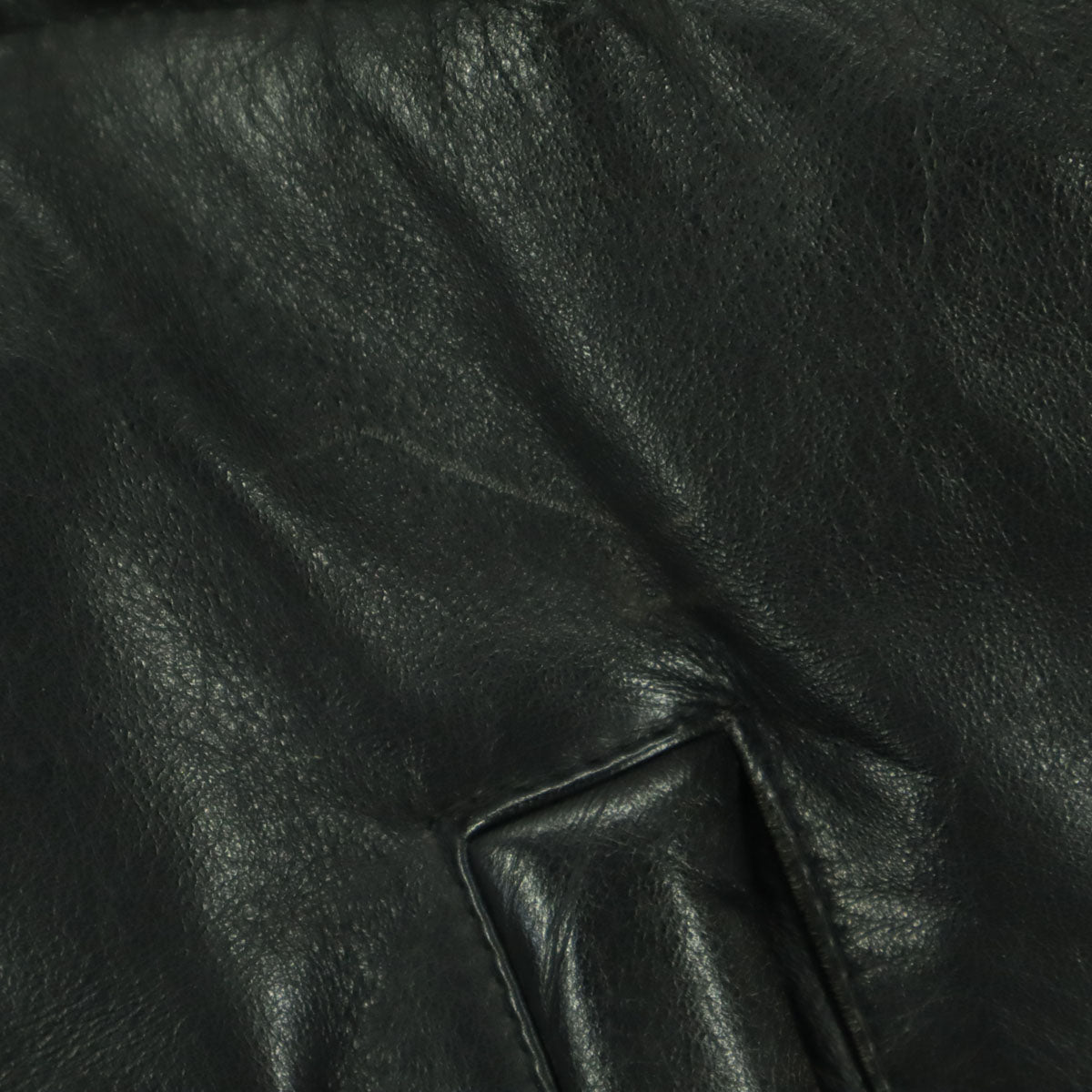 Freedom フリーダム 長袖 レザー ダウンジャケット 38 ブラック 牛革 メンズ