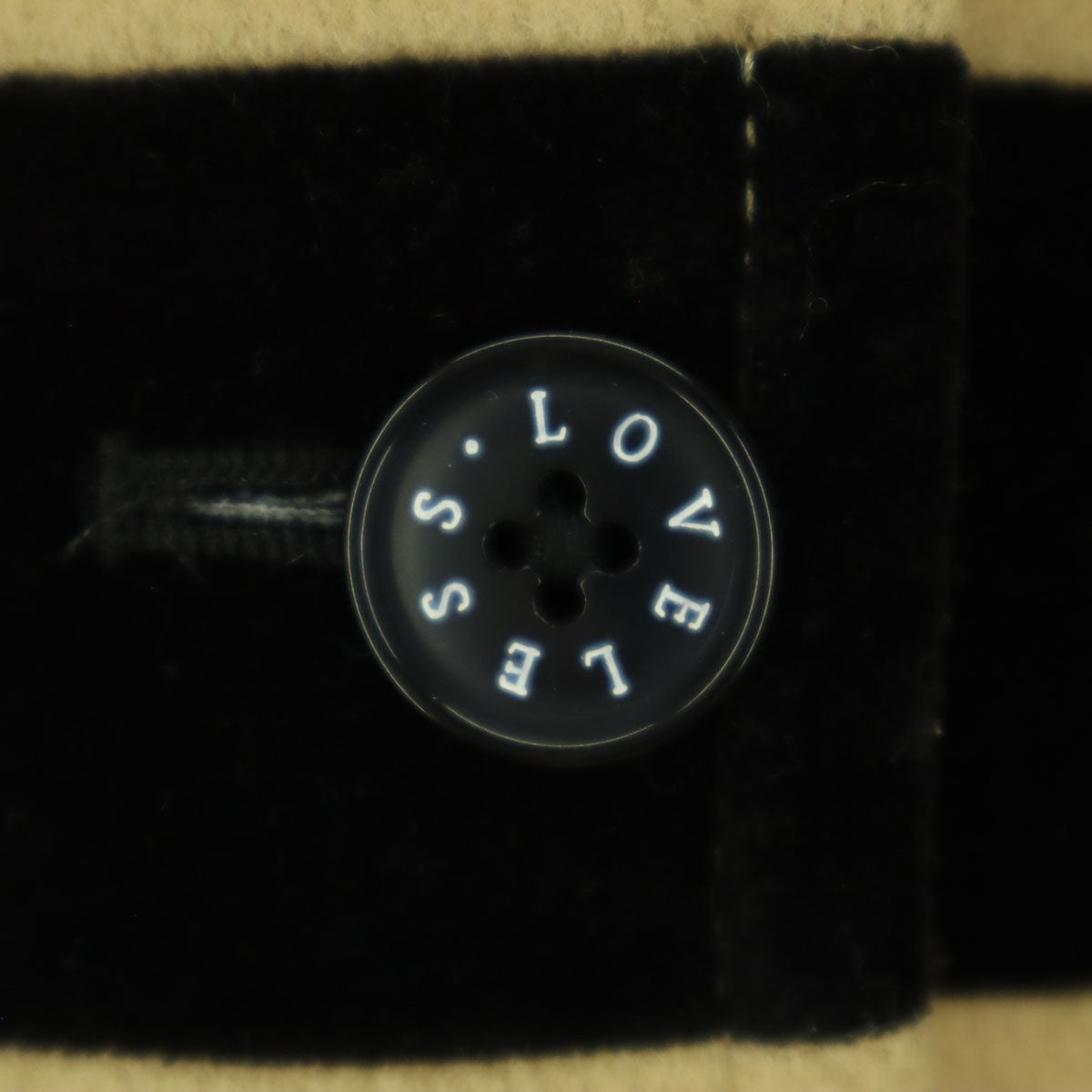 美品 LOVELESS ラブレス ファー襟 プリーツ ウールコート 38 ベージュ レディース