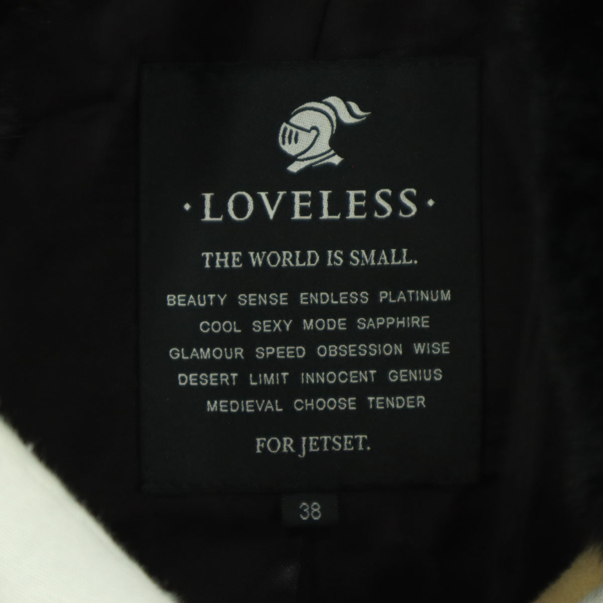 美品 LOVELESS ラブレス ファー襟 プリーツ ウールコート 38 ベージュ レディース