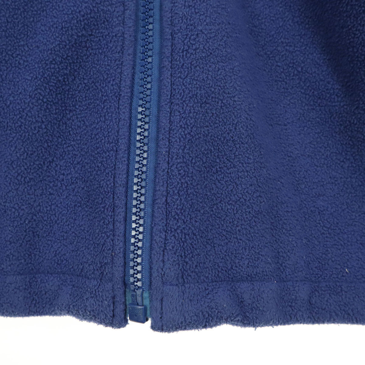 TOMMY HILFIGER トミーヒルフィガー 90s オールド フラッグタグ ワンポイントロゴ 長袖 トリコカラー フリースジャケット M ブルー メンズ