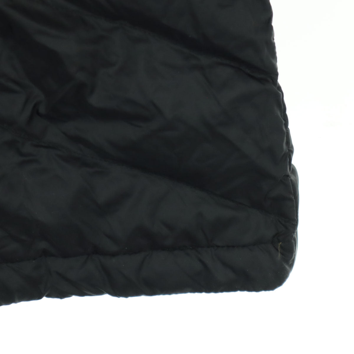 TOMMY HILFIGER トミーヒルフィガー ナイロン ワンポイントロゴ 長袖 中綿コート Ｌ ブラック レディース