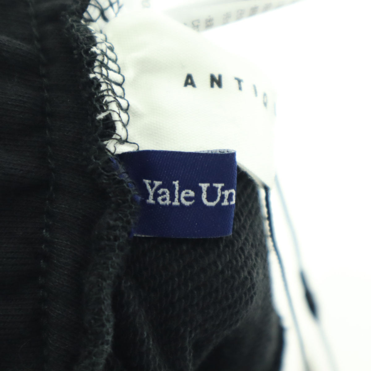 未使用 ANTIQUA GOLF アンティカ ゴルフ プリント スウェットパンツ S ブラック レディース