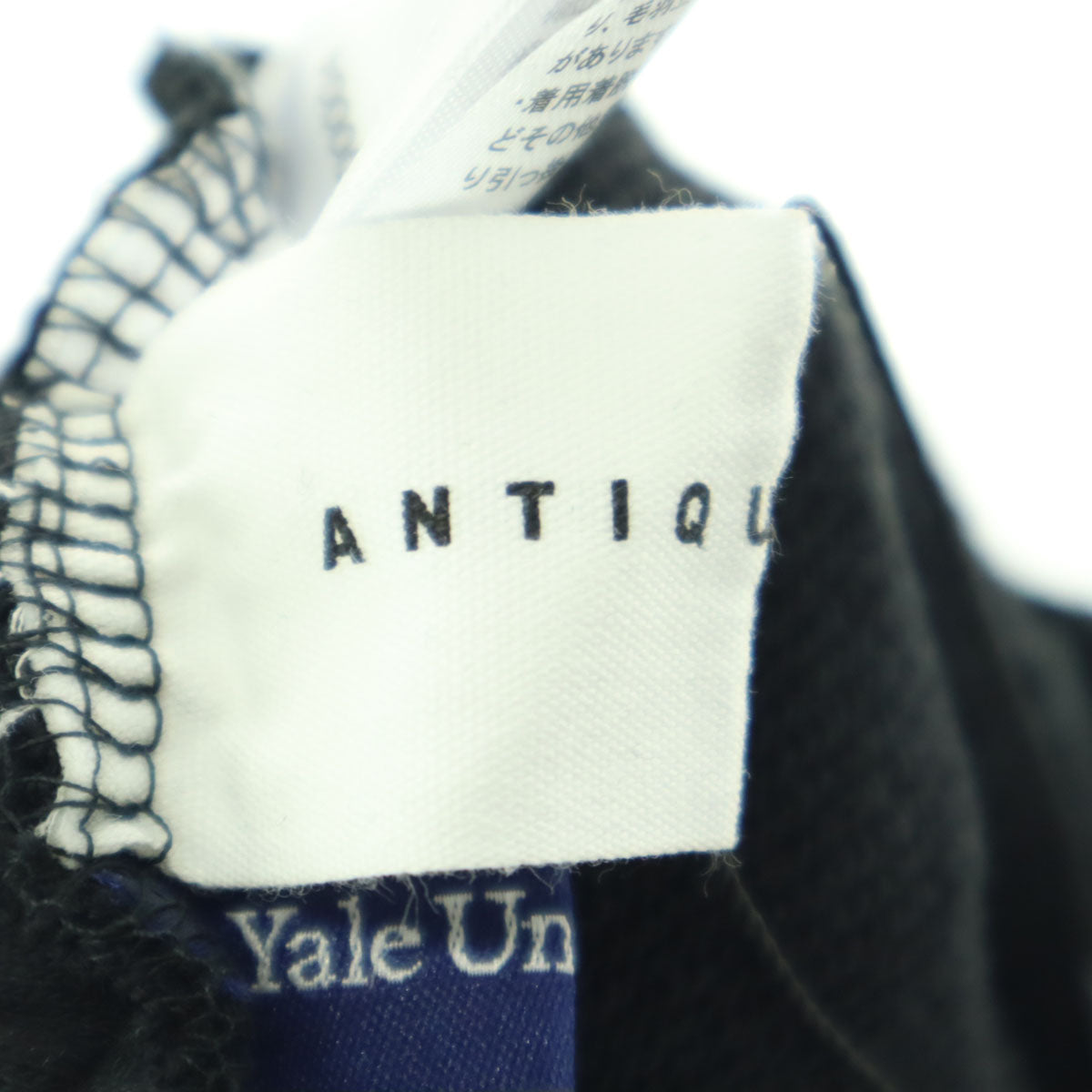 未使用 ANTIQUA GOLF アンティカ ゴルフ プリント スウェットパンツ S ブラック レディース