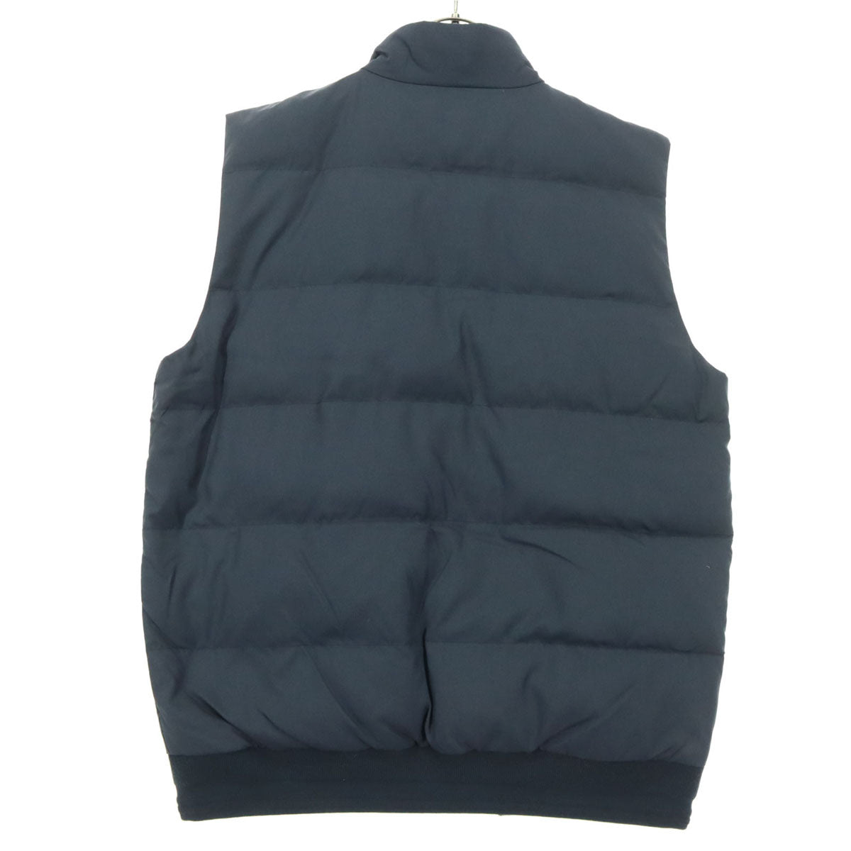 美品 mila schon SPORTS ミラショーン スポーツ ワンポイントロゴ ノースリーブ ダウンベスト 46 ブラック メンズ