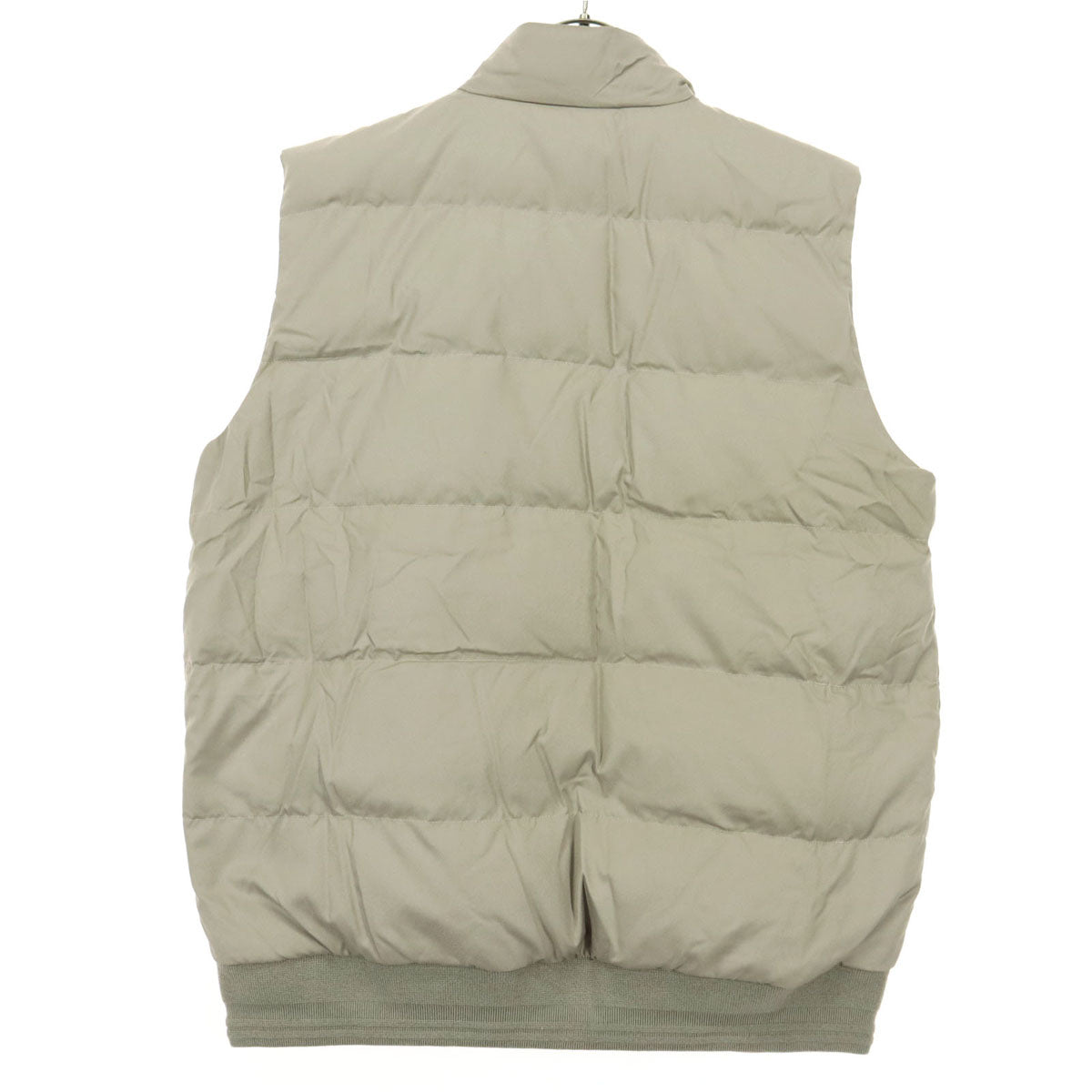 美品 mila schon SPORTS ミラショーン スポーツ ワンポイントロゴ ノースリーブ ダウンベスト 46 ブラウン系 メンズ