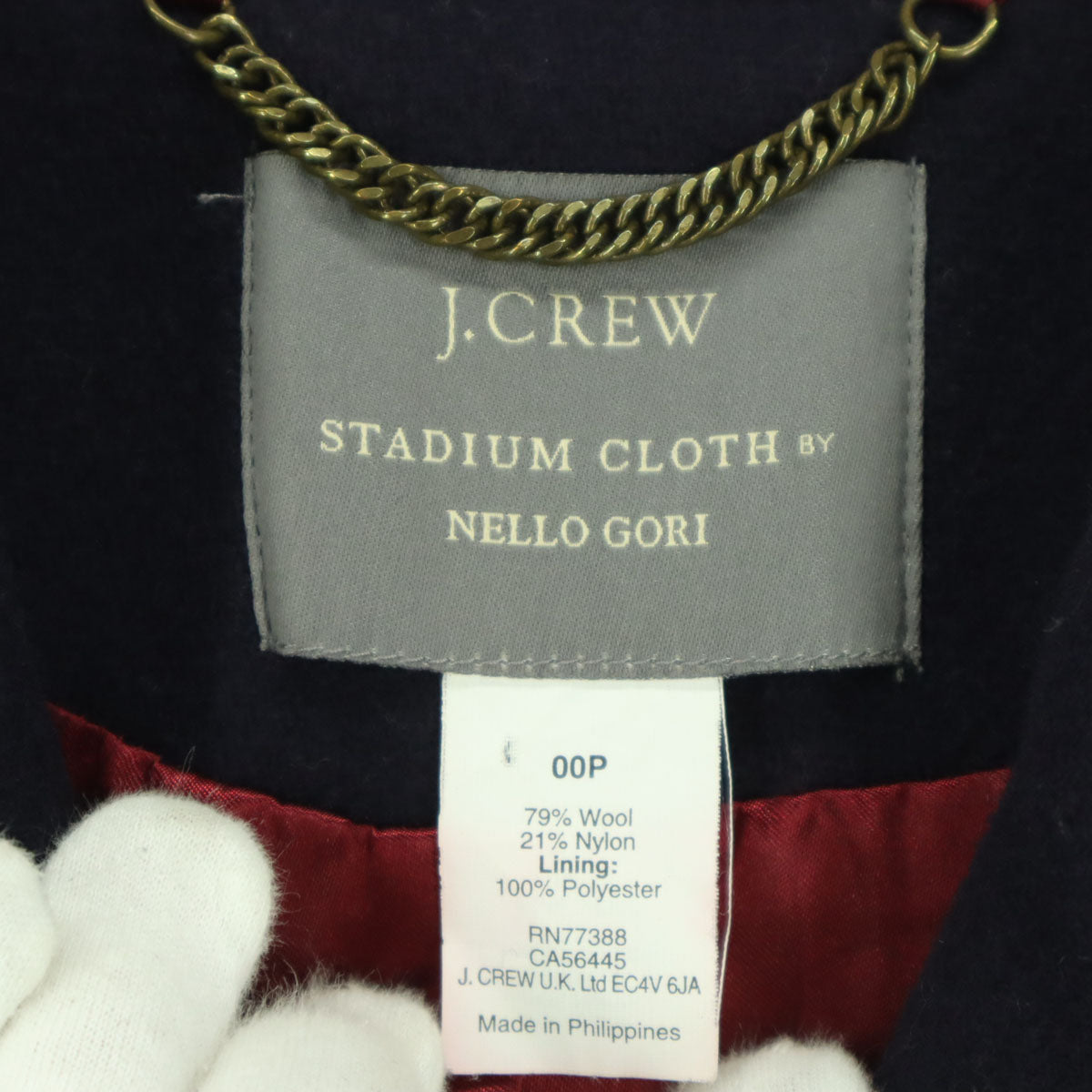 J.CREW ジェイクルー 長袖 金ボタン ピーコート ブラック レディース