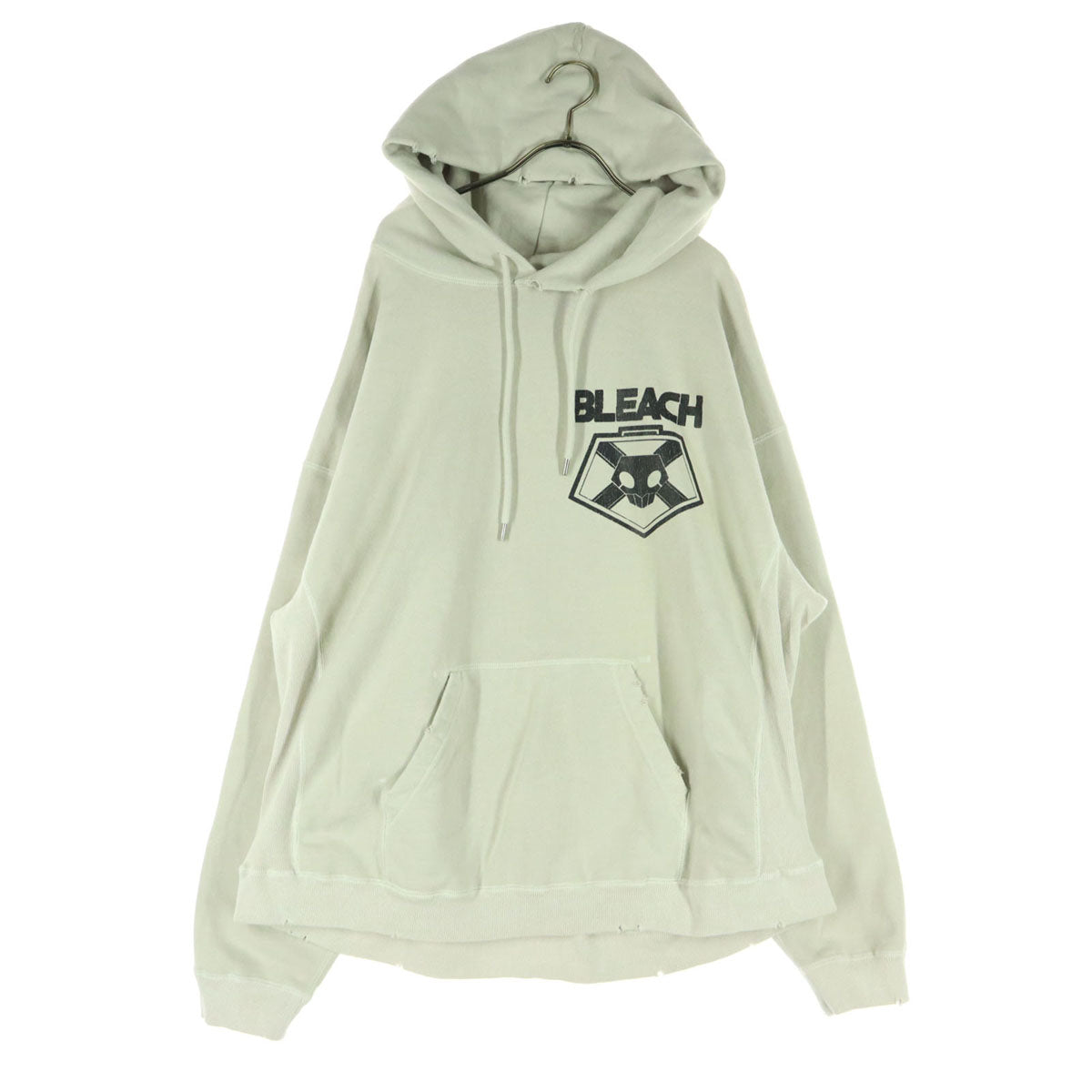 THE SUGAR PUNCH ザシュガーパンチ バックプリント アニメキャラクター 長袖 スウェットパーカー L ホワイト系 BLEACH 黒崎一護 メンズ