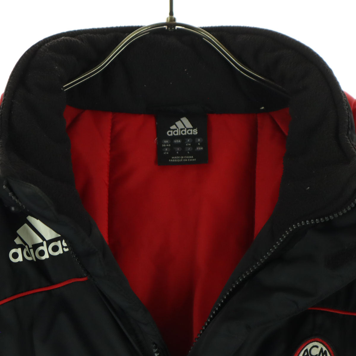 adidas アディダス ACミラン 長袖 ベンチコート L ブラック メンズ