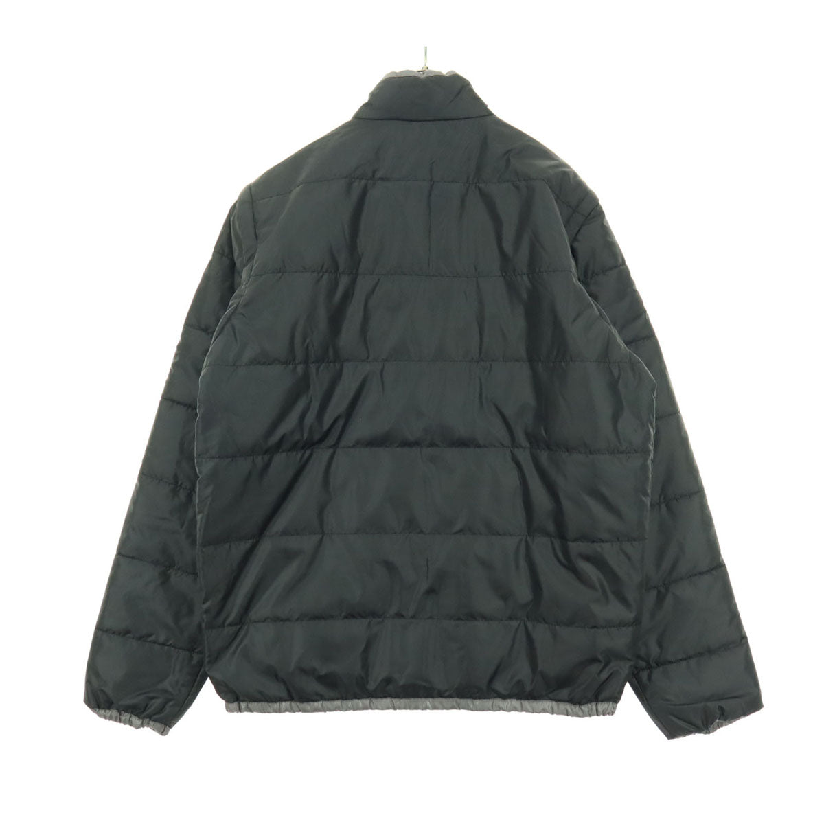 美品 mila sch_n SPORTS ミラショーンスポーツ リバーシブル ゴルフ 長袖 中綿ジャケット 46 ブラック系 グレー 袖取外し可 メンズ