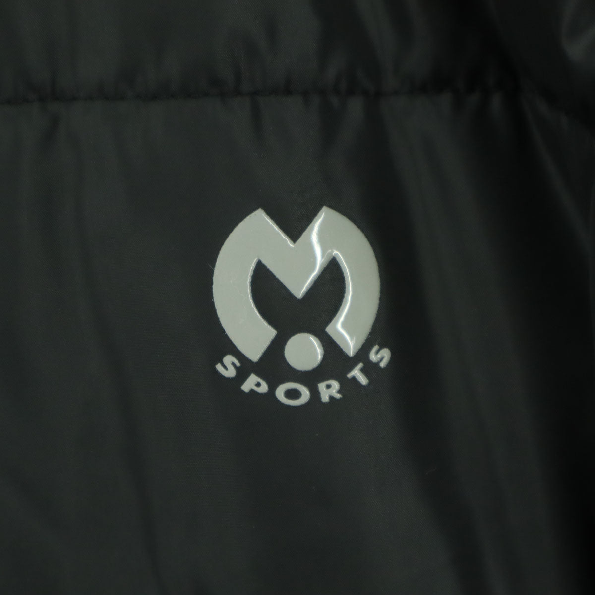 美品 mila sch_n SPORTS ミラショーンスポーツ リバーシブル ゴルフ 長袖 中綿ジャケット 46 ブラック系 グレー 袖取外し可 メンズ