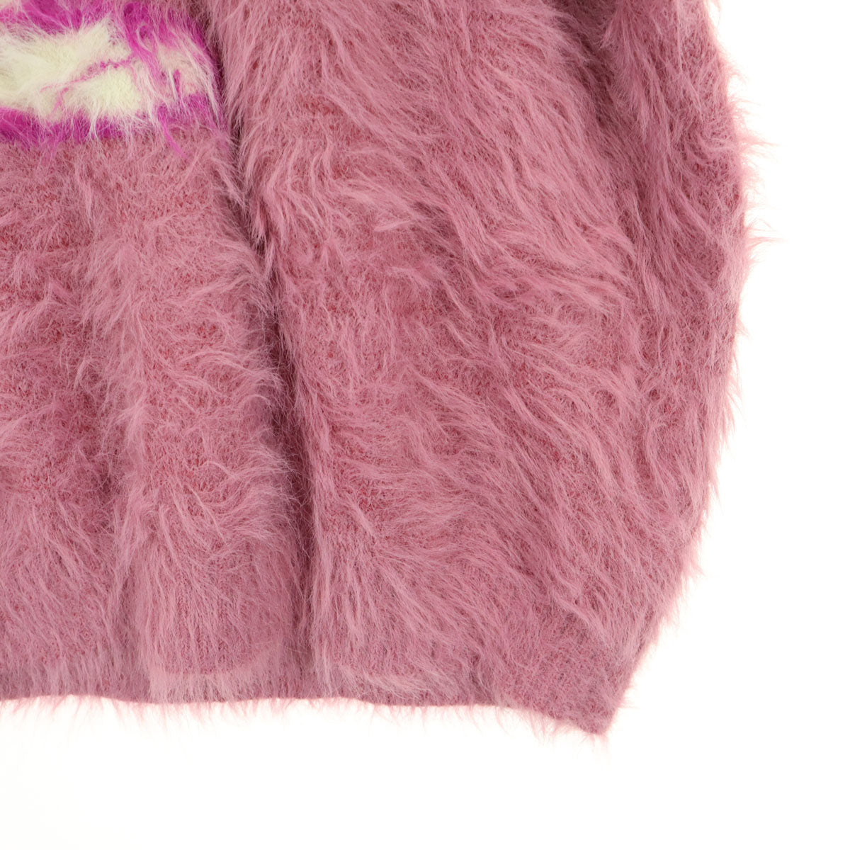 美品 CANDY STRIPPER キャンディストリッパー アニマル柄 長袖 シャギー ニット 2 ピンク ウサギ レディース