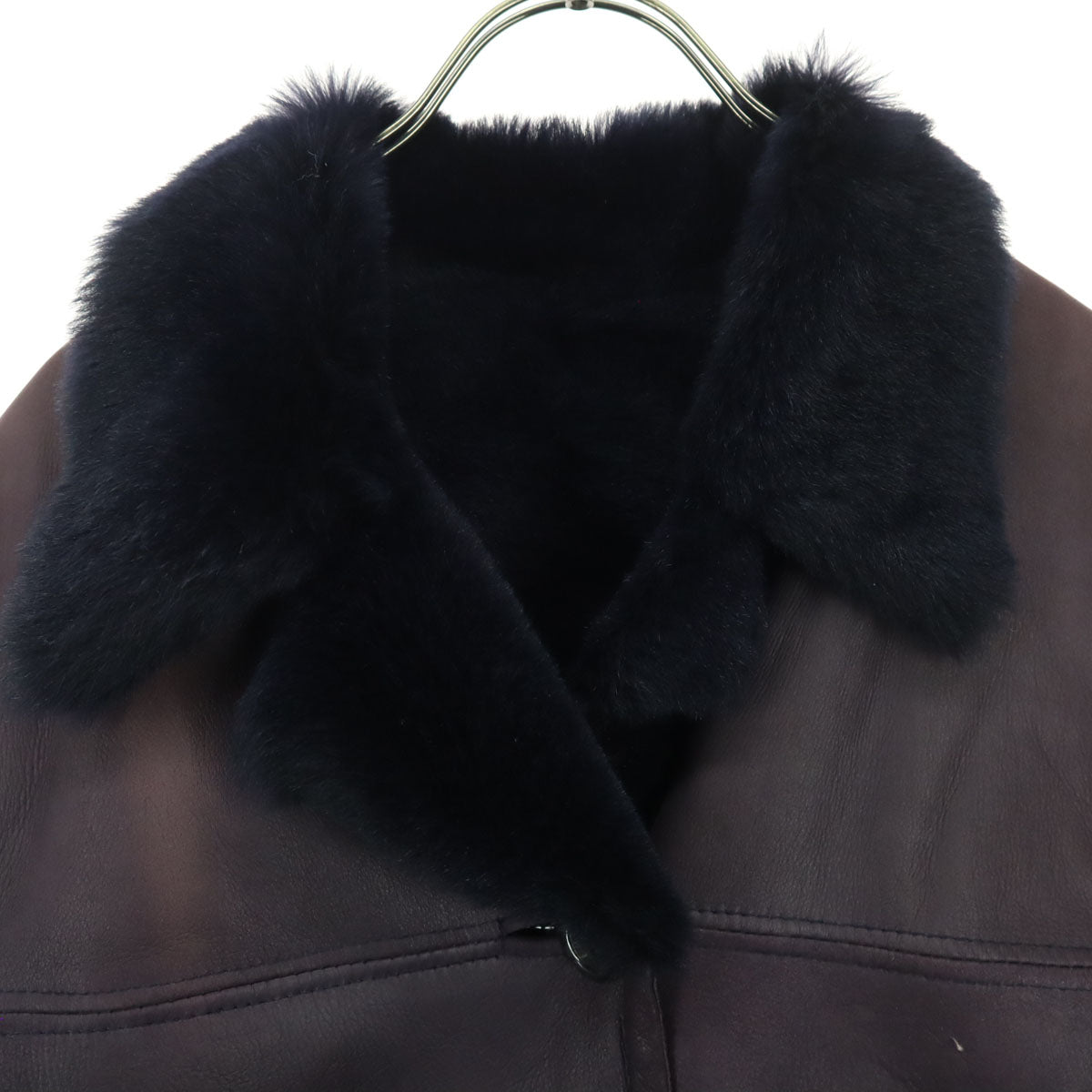 FIGARO フィガロ 長袖 ムートンジャケット F パープル レディース