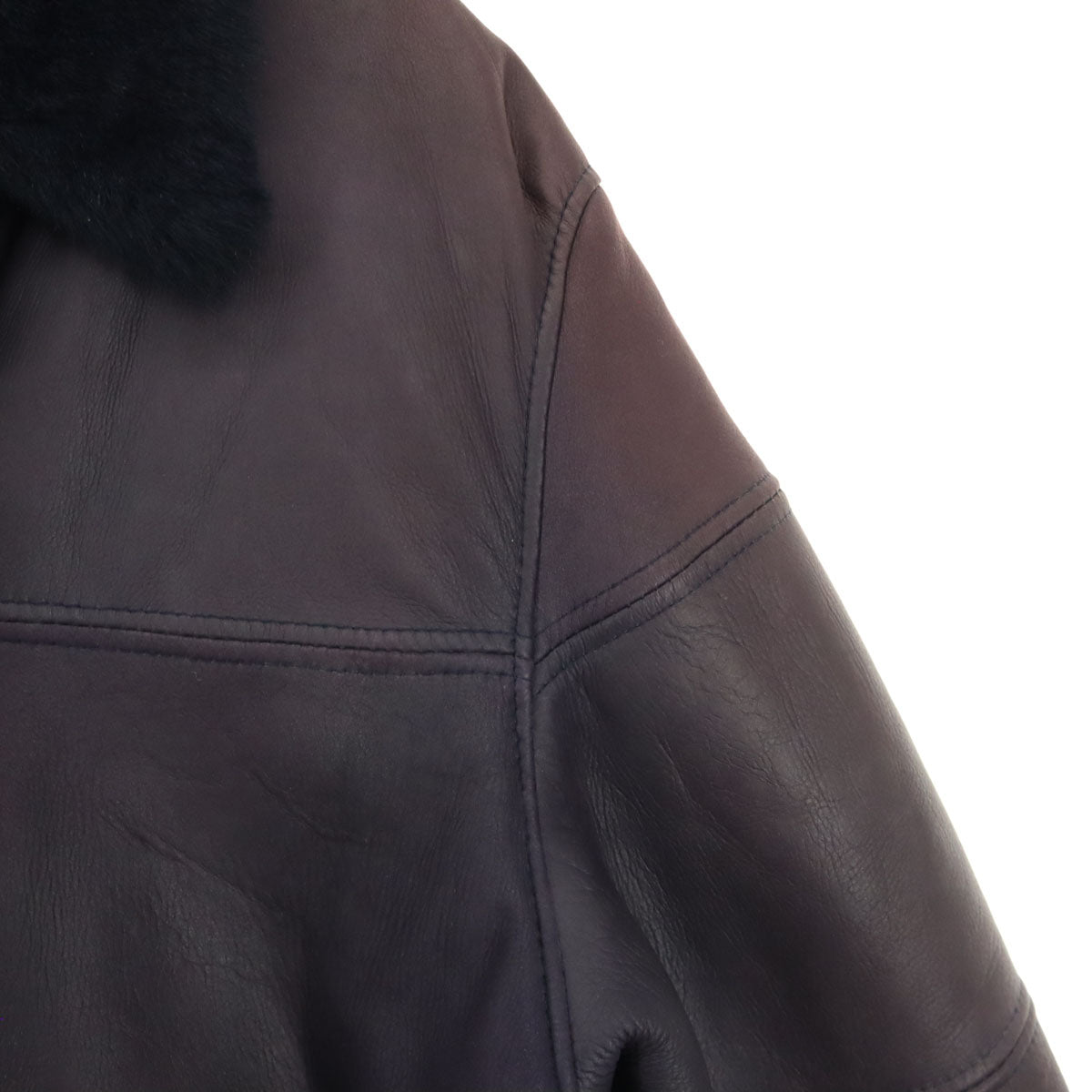 FIGARO フィガロ 長袖 ムートンジャケット F パープル レディース