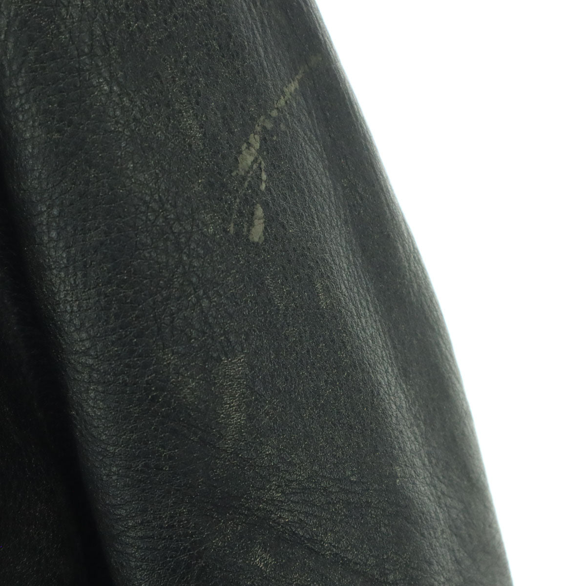 長袖 レザー ダブルライダースジャケット 40 ブラック 牛革 メンズ