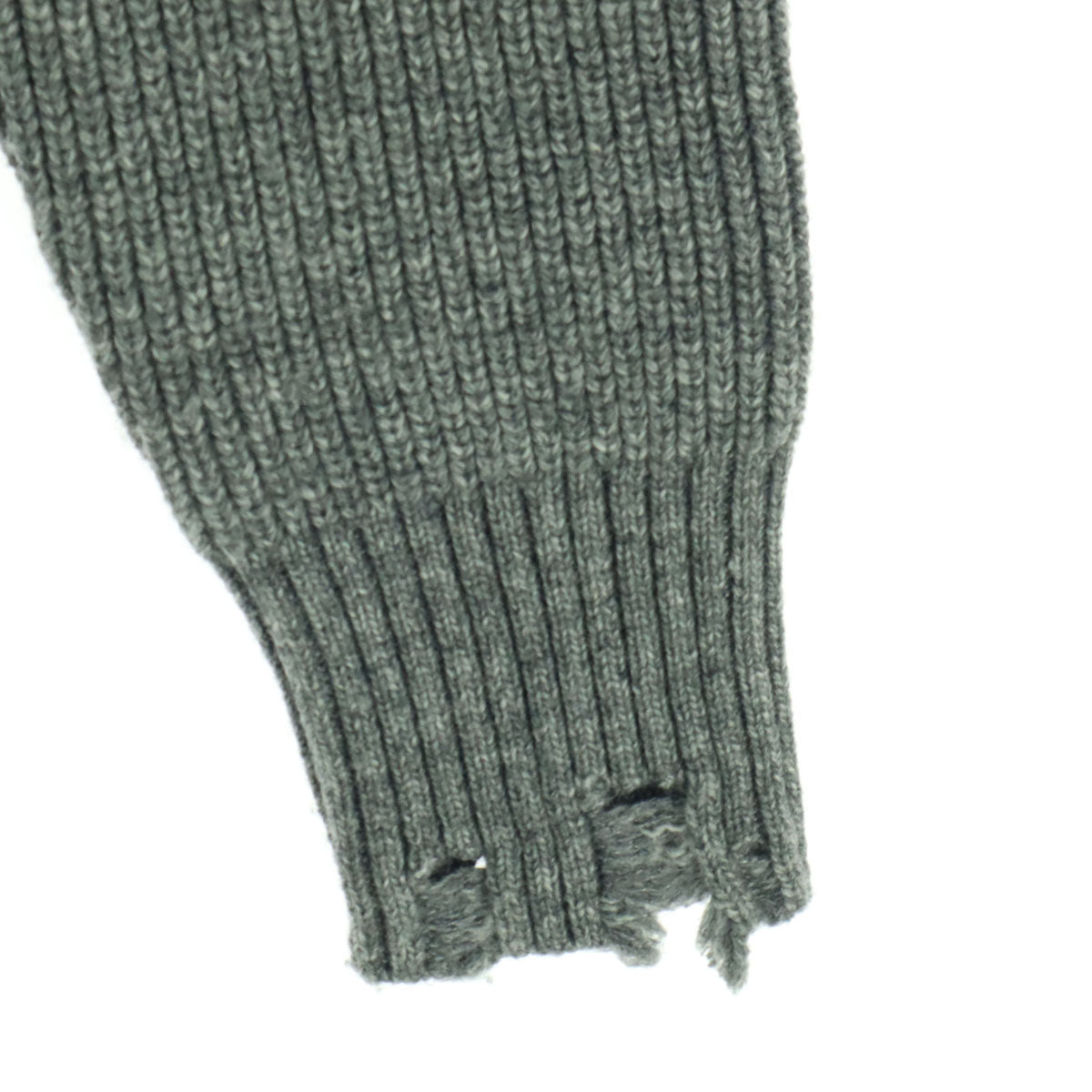 美品 PRANK PROJECT プランクプロジェクト 長袖 ダメージ加工 セーター FREE グレー レディース