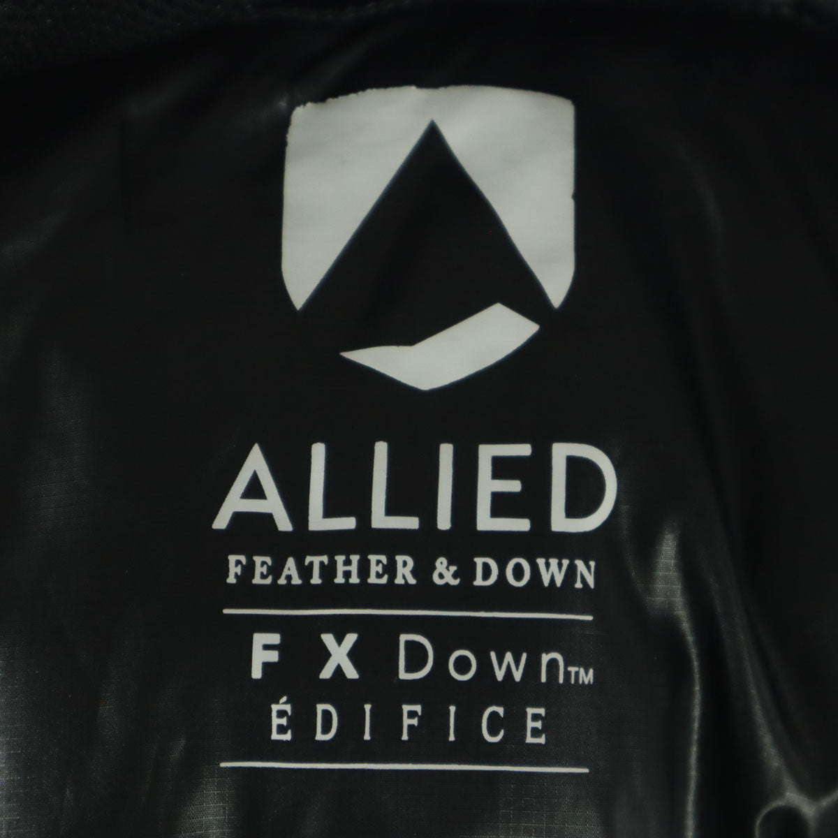 EDIFICE エディフィス ALLIED 長袖 ダウンジャケット M ブラック メンズ