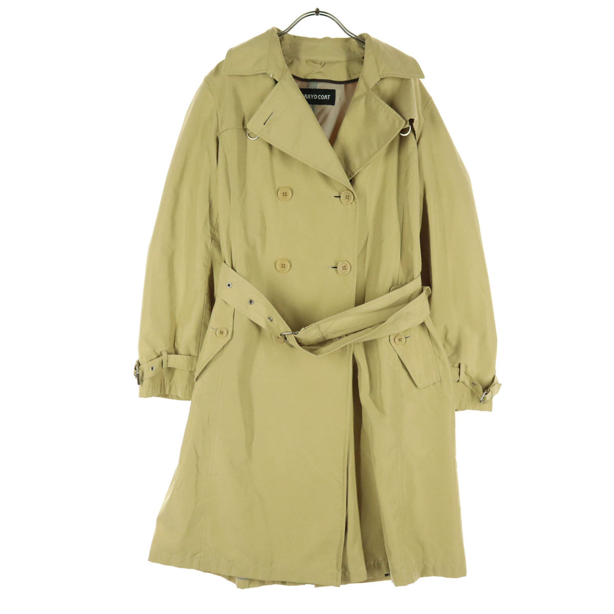 SANYOCOAT サンヨーコート 日本製 三陽商会 長袖 トレンチコート 11 ベージュ系 レディース