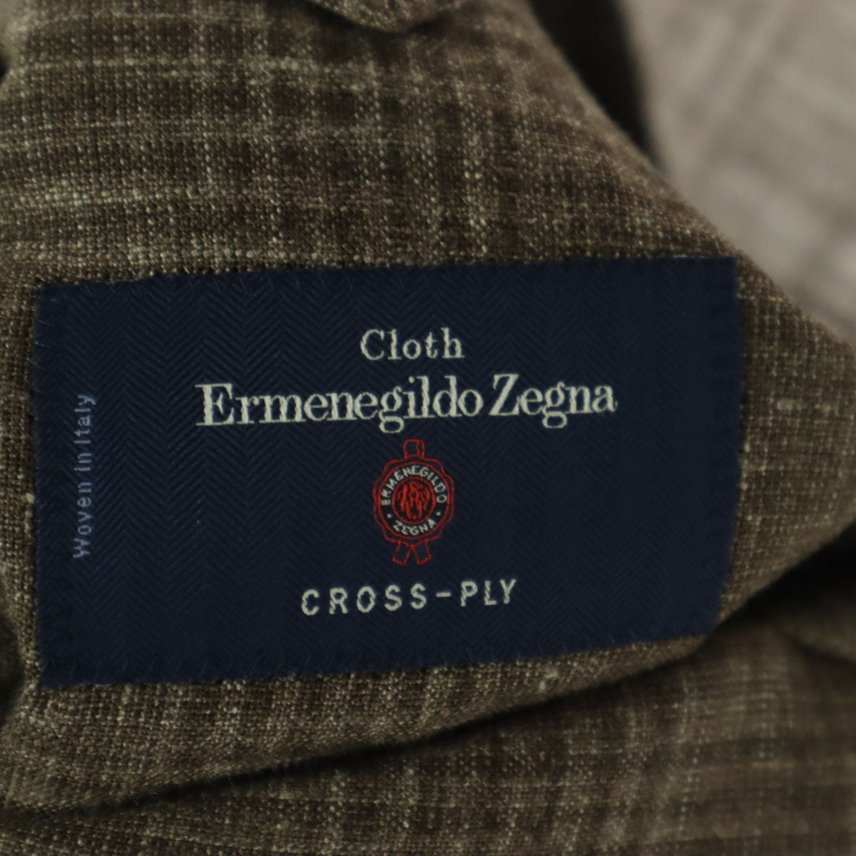 美品 Pilgrim ピルグリム ゼニア 生地使用 長袖 テーラードジャケット 46 ブラウン トゥモローランド Zegnia メンズ