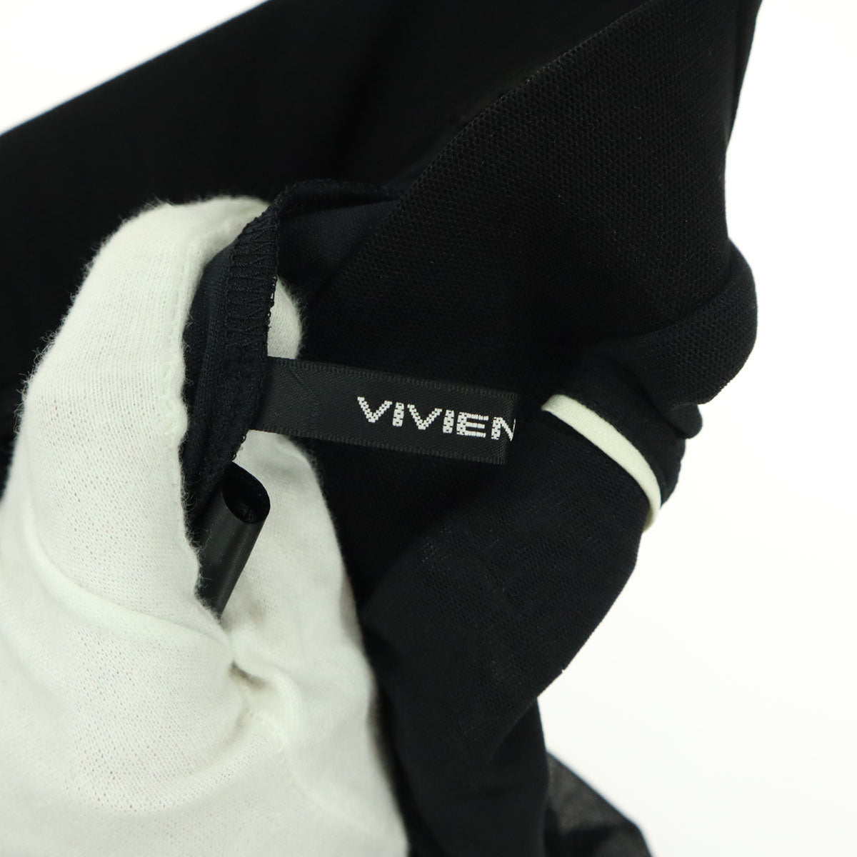 美品 VIVIENNE TAM ヴィヴィアンタム 日本製 花柄 ワイドパンツ 42 ブラック レディース