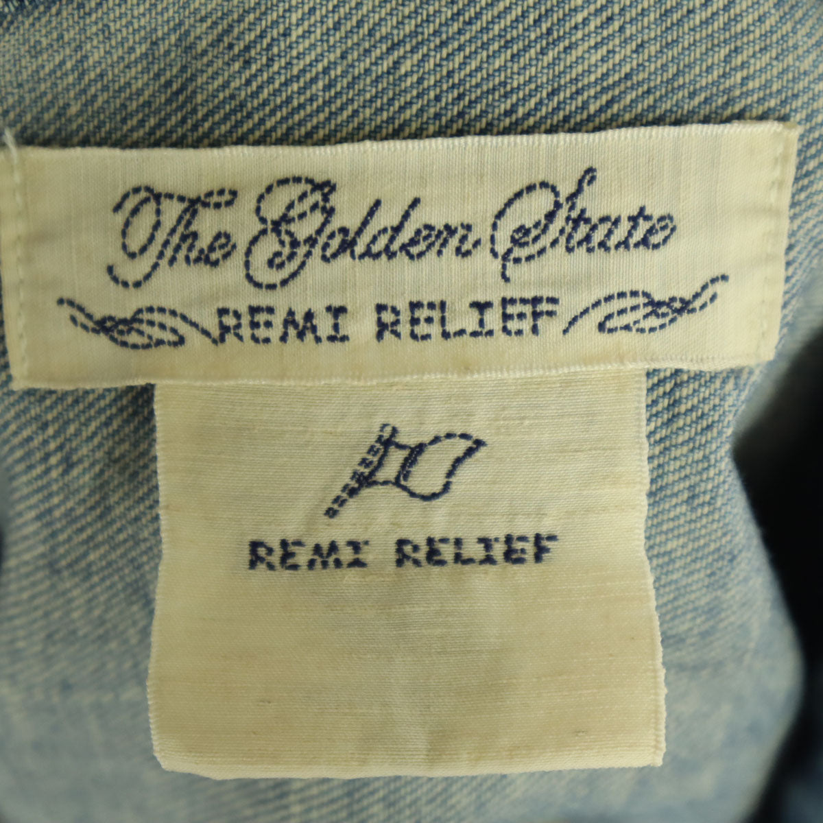 REMI RELIEF レミレリーフ 日本製 コットン 長袖 トラッカー デニムジャケット M ブルー系 レディース