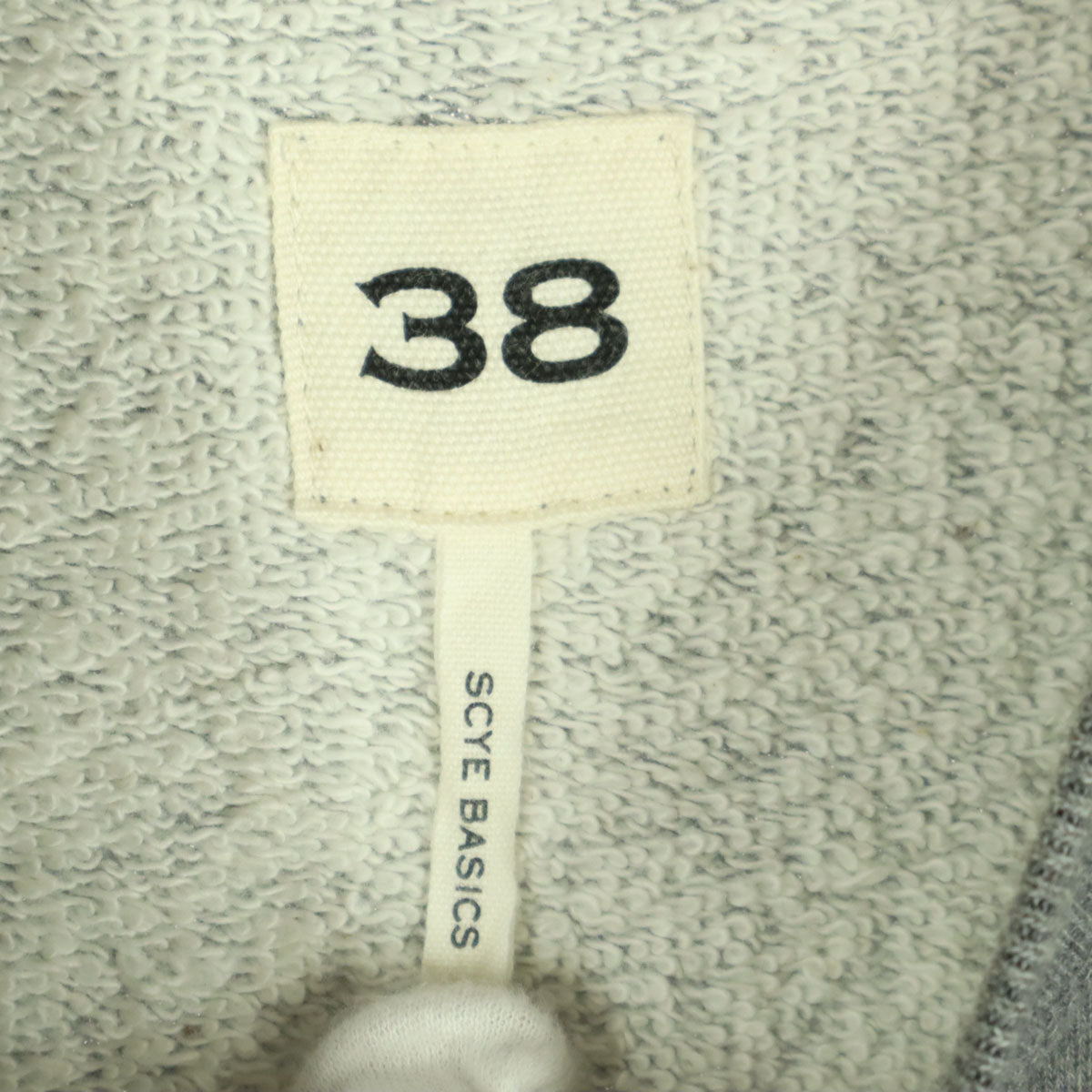 Scye BASICS サイ ベーシック 日本製 ノースリーブ スウェット ベスト ワンピース 38 グレー レディース