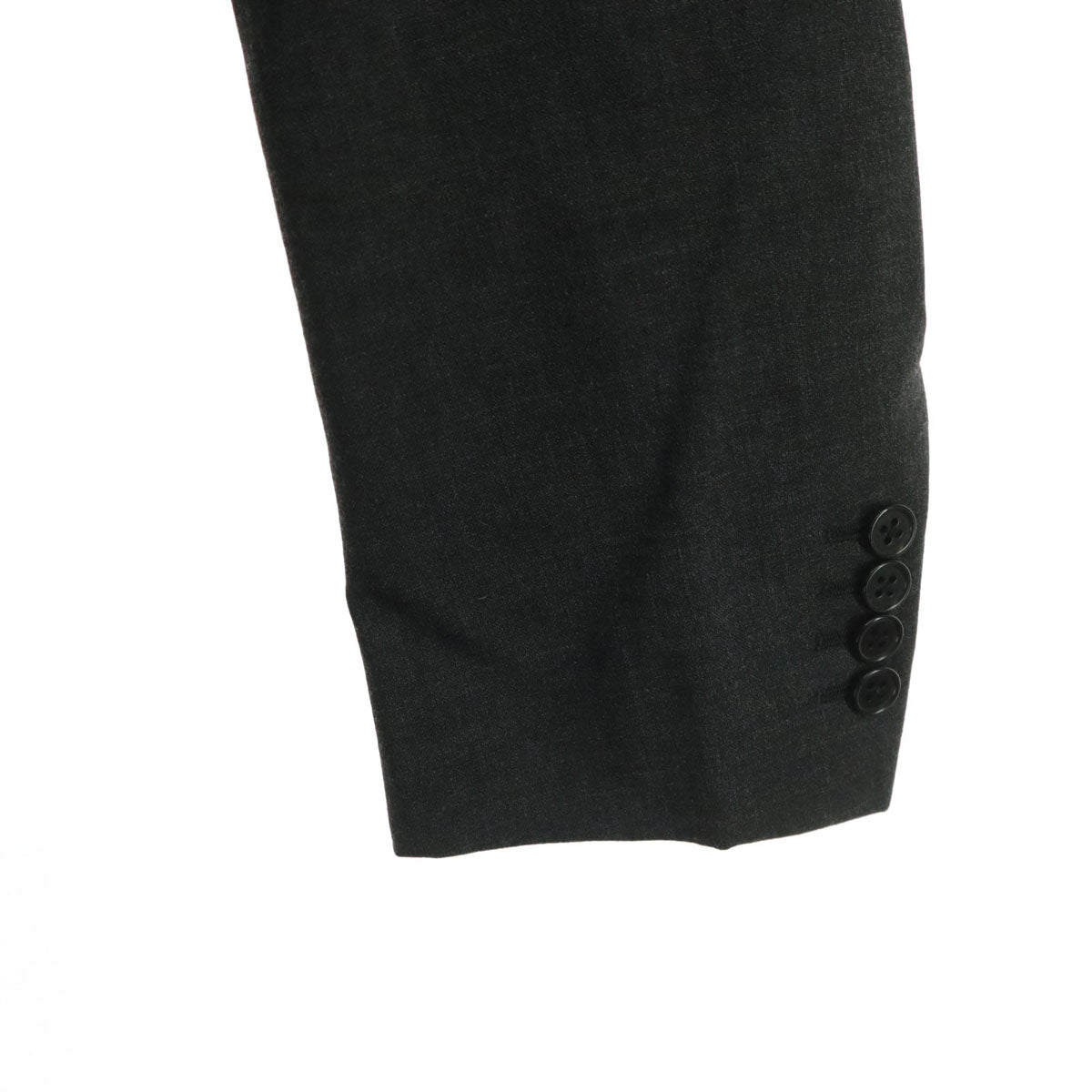 美品 District UNITED ARROWS ディストリクトユナイテッドアローズ 日本製 長袖 テーラードジャケット 48 グレー メンズ