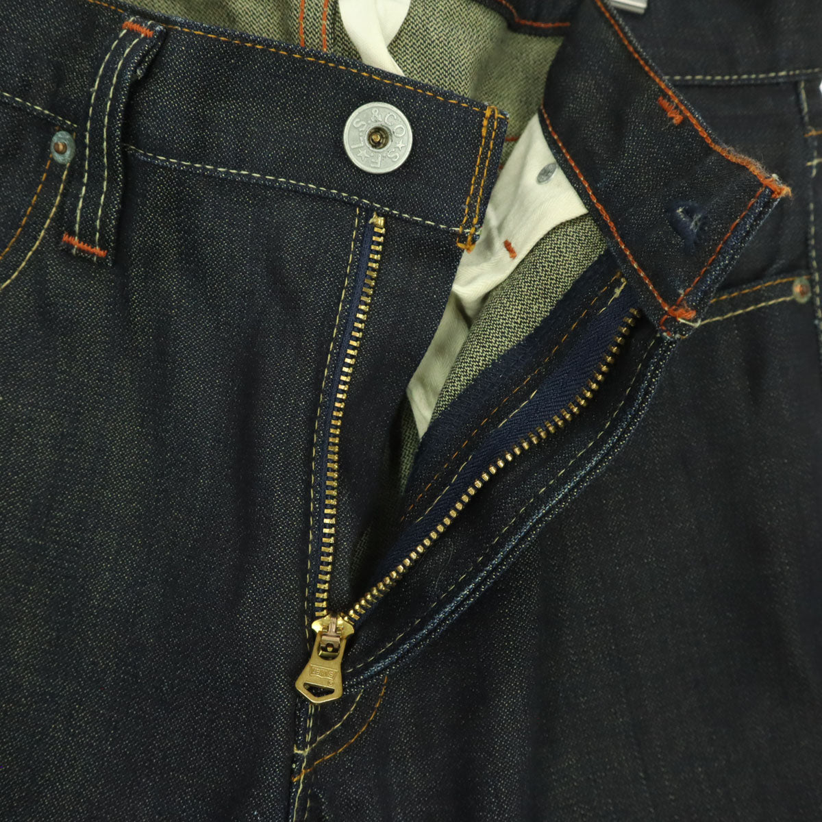 美品 LEVI'S PREMIUM リーバイスプレミアム 505 日本製 コットン ストレートデニムパンツ w34 ブルー系 メンズ