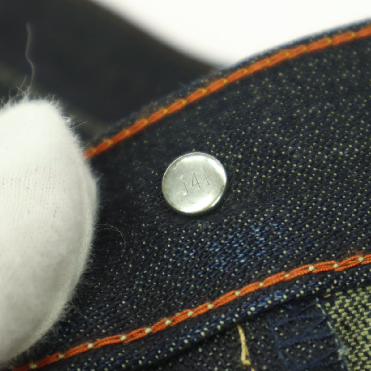 美品 LEVI'S PREMIUM リーバイスプレミアム 505 日本製 コットン ストレートデニムパンツ w34 ブルー系 メンズ