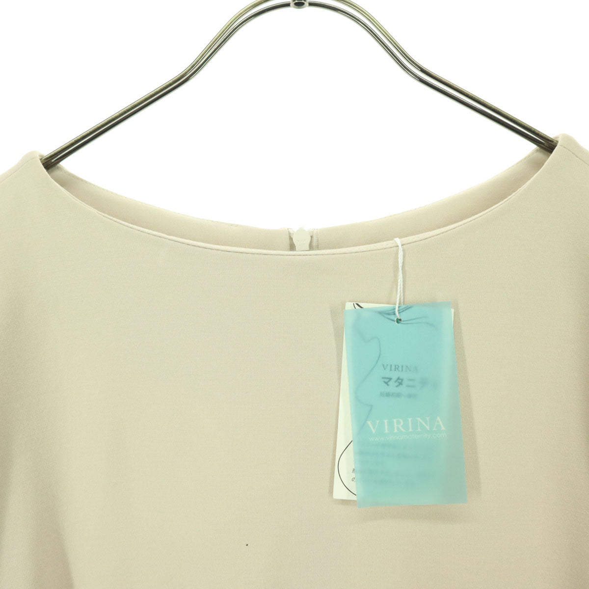 VIRINA ヴィリーナ 7分袖 マタニティ ワンピース S/M ピンク系 レディース