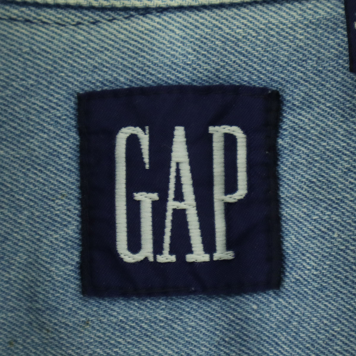 GAP ギャップ 90s オールド 長袖 デニムシャツ S ブルー メンズ