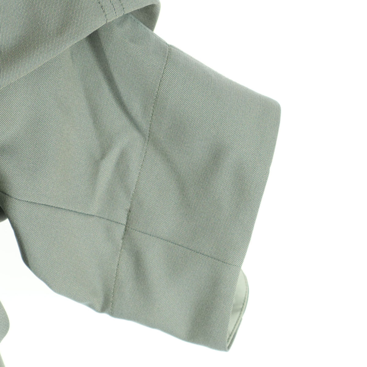 Lallia Mu ラリアムー 長袖 コート 38 グレー ショート丈 レディース