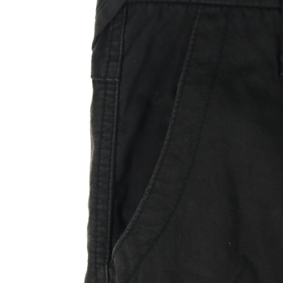 FranCisT_MOR.K.S. フランシストモークス 日本製 七分丈 カーゴパンツ 2 ブラック系 メンズ
