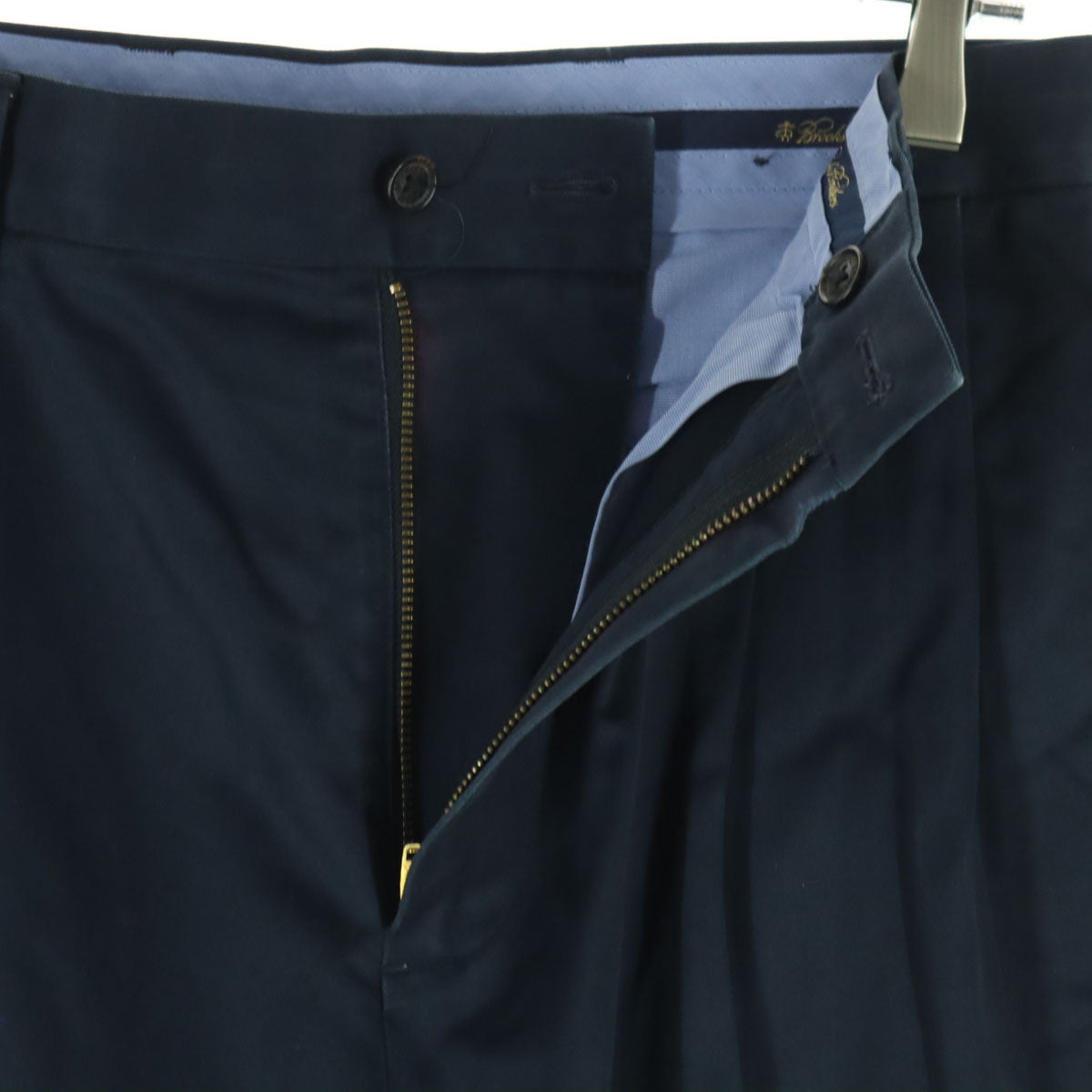 Brooks Brothers ブルックスブラザーズ コットン スラックスパンツ w30 ネイビー メンズ