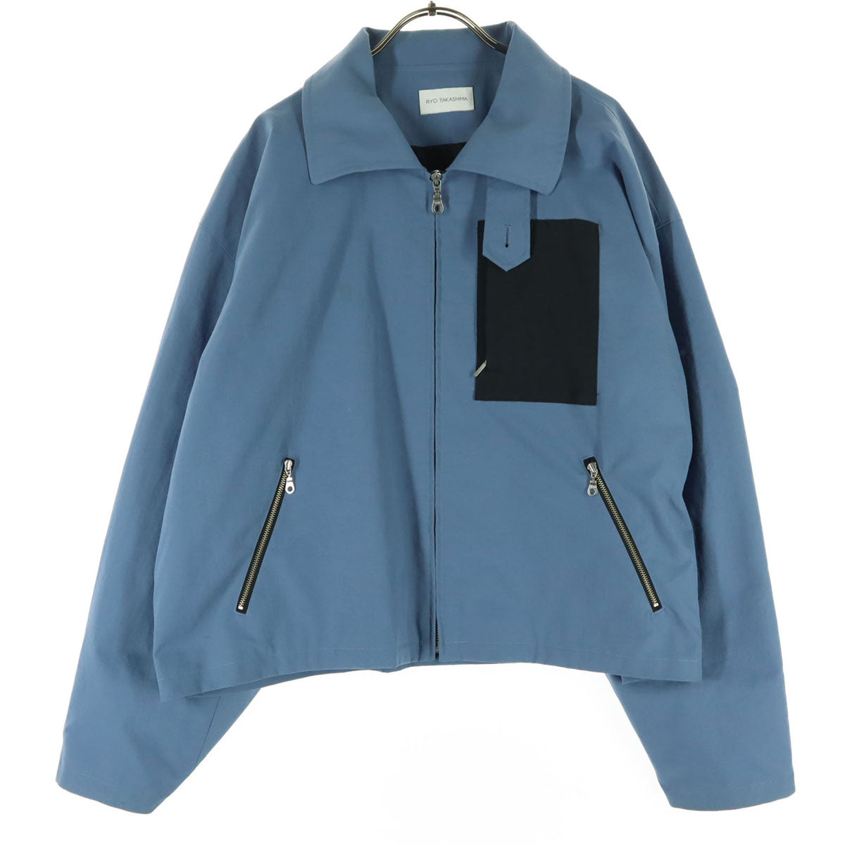 RYOTAKASHIMA リョウタカシマ 長袖 ジップジャケット M ブルー レディース