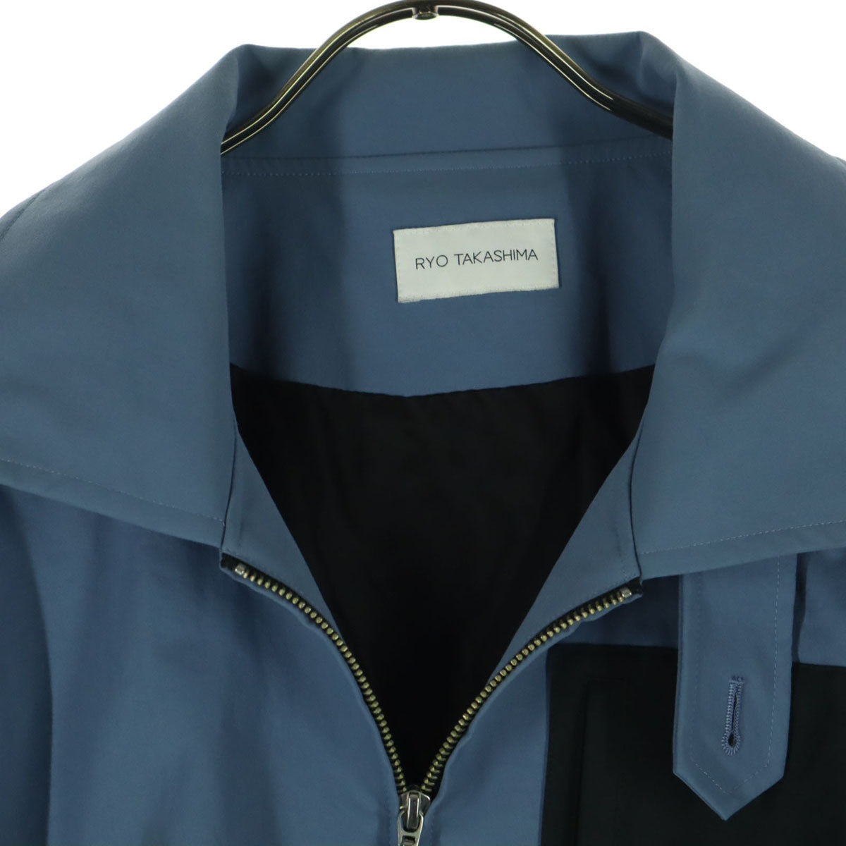 RYOTAKASHIMA リョウタカシマ 長袖 ジップジャケット M ブルー レディース