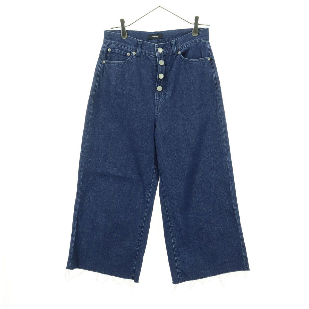美品 theory セオリー デニムパンツ W26 ブルー レディース