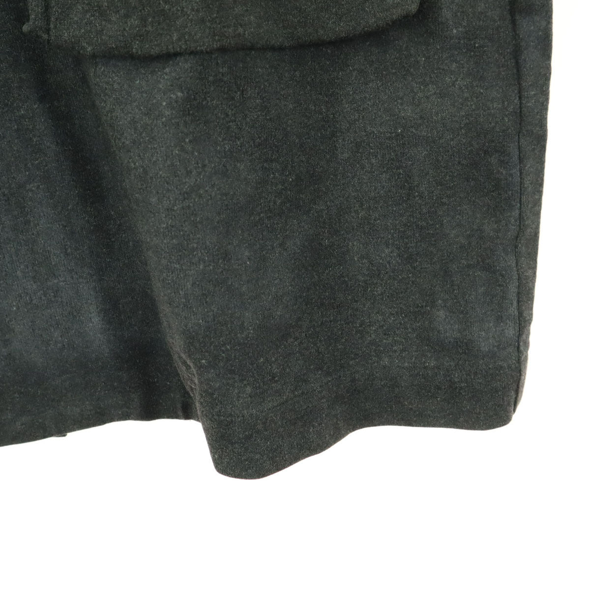 ohta オータ フード付 くるみボタン コート L グレー メンズ