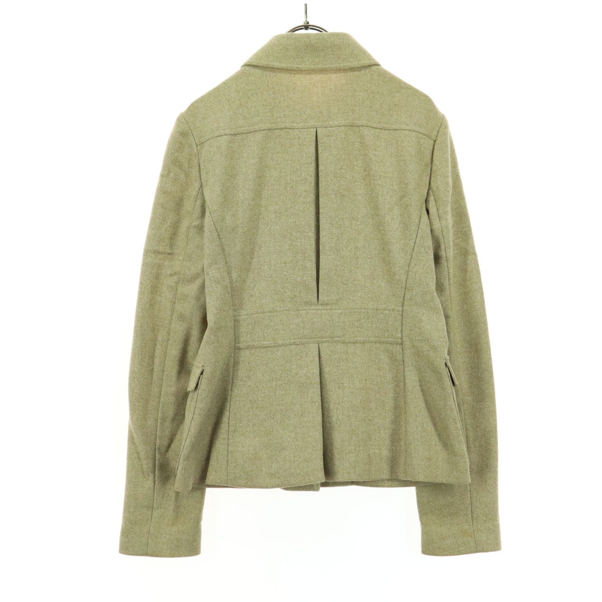 theory セオリー 日本製 カシミヤ混 長袖 ウールジャケット 2 ベージュ系 レディース