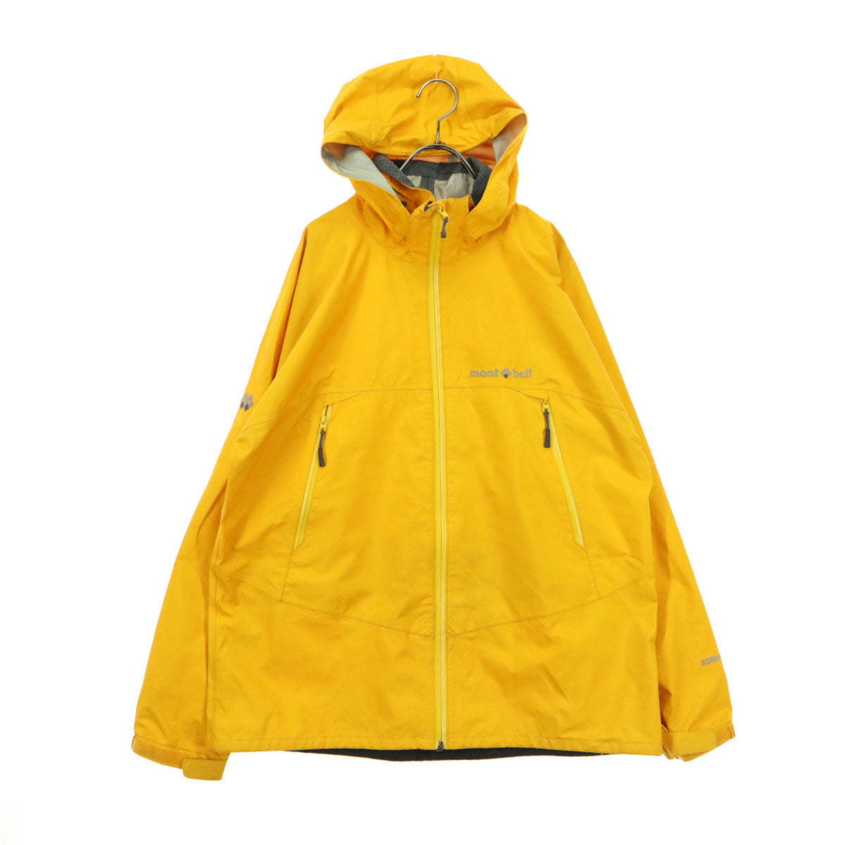 mont-bell モンベル レインダンサージャケット 長袖 GORE-TEX マウンテンパーカー L オレンジ系 メンズ