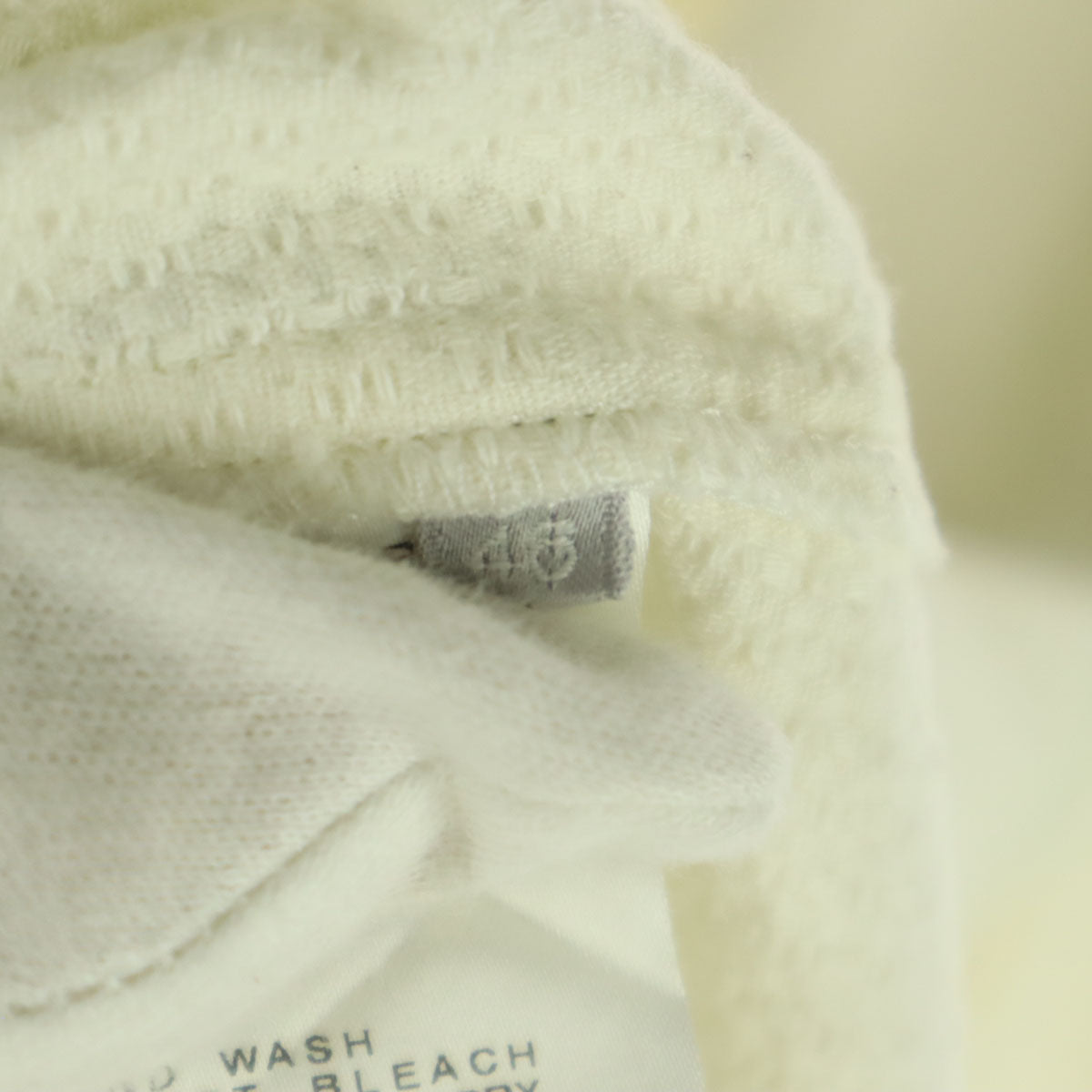 Milok ミロック SIDE H QS SHIRTS 長袖 ヘンリーネック カットソー 46 ホワイト レディース
