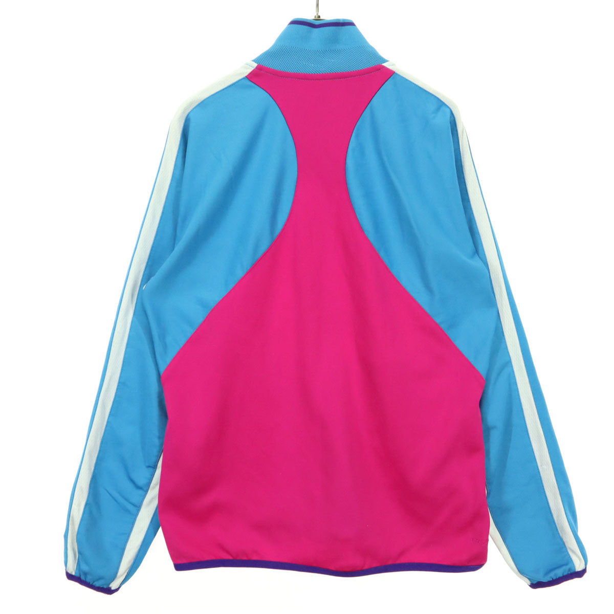 NIKE ナイキ マルチカラー スウッシュ 長袖 トラックジャケット L ピンク系 ブルー レディース
