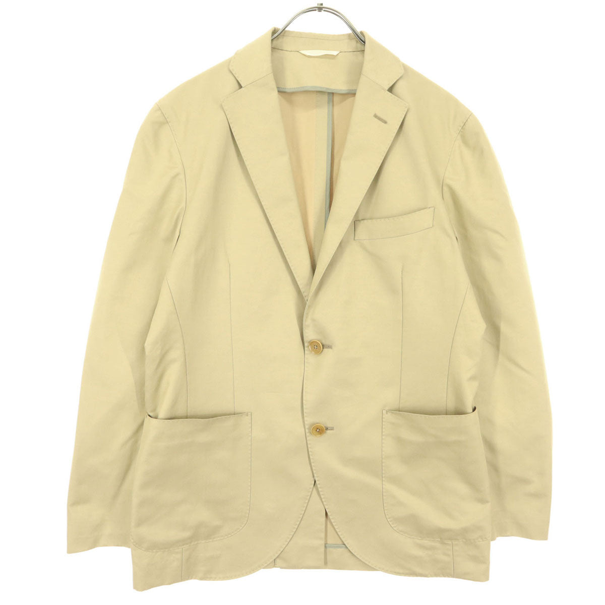 FEEL EASY フィールイージー 長袖 テーラードジャケット M ベージュ系 メンズ