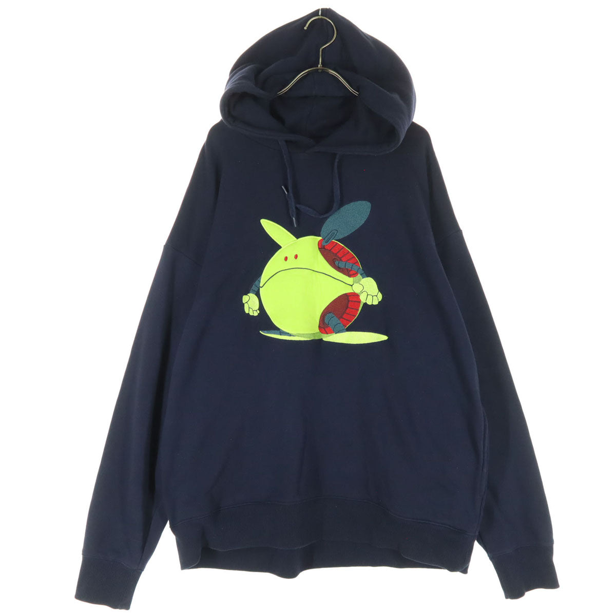 graniph グラニフ ハロ STRICT-G コラボ キャラクターデザイン 長袖 スウェットパーカー XL ネイビー 機動戦士ガンダム メンズ