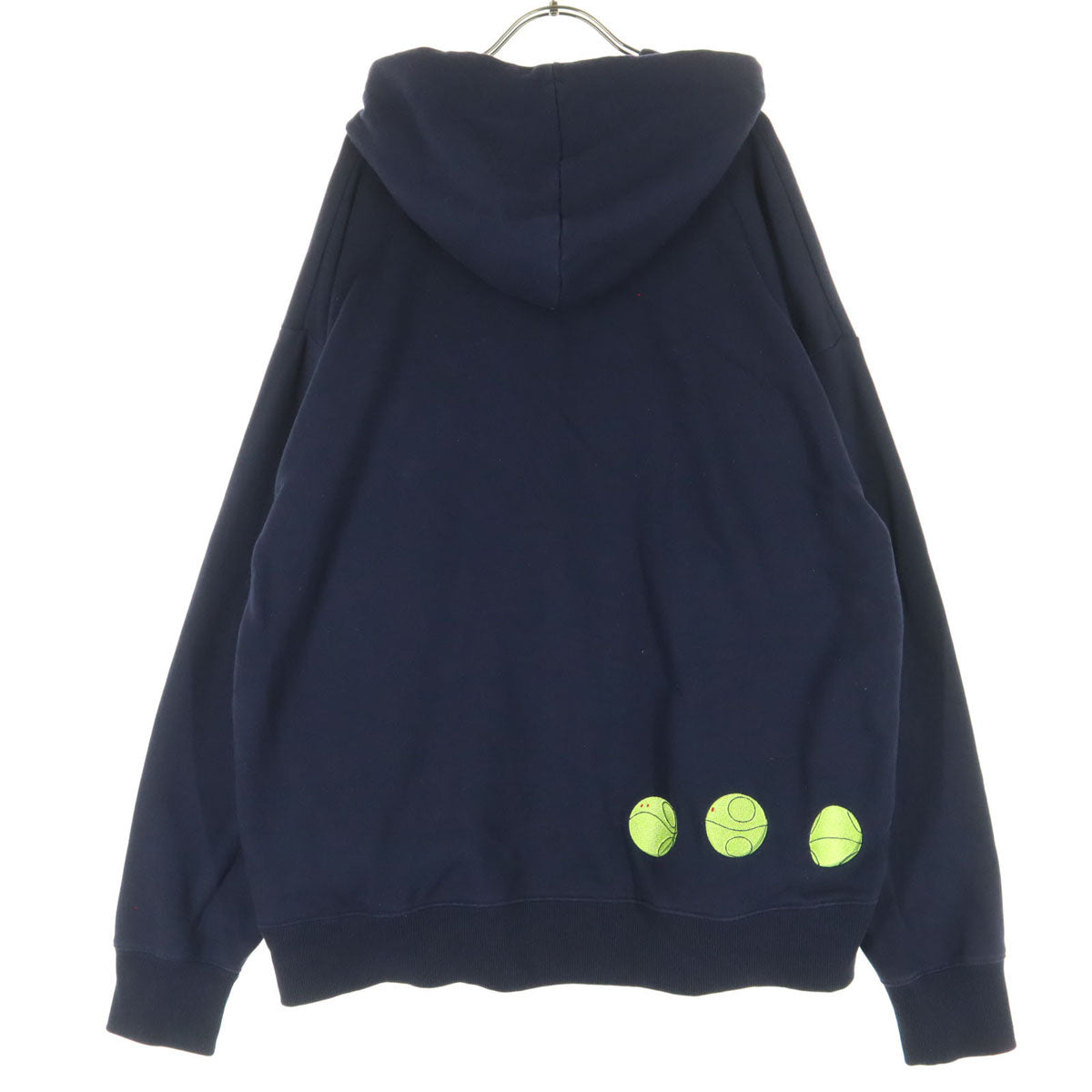 graniph グラニフ ハロ STRICT-G コラボ キャラクターデザイン 長袖 スウェットパーカー XL ネイビー 機動戦士ガンダム メンズ